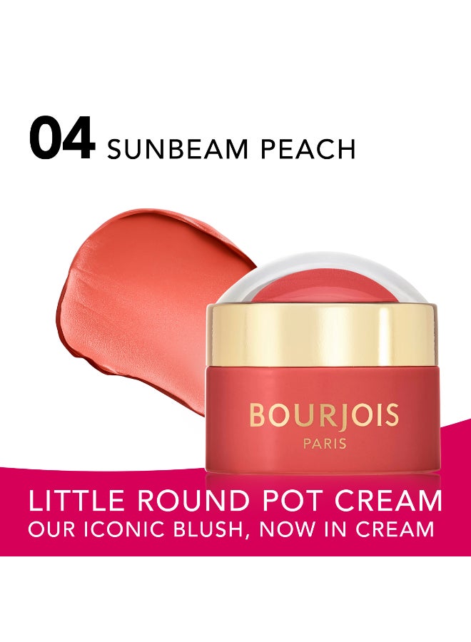 BOURJOIS PARIS بلوش بورجوا الصغير في وعاء دائري - 04 - خوخ شمس، 8.5 جرام - Image 2